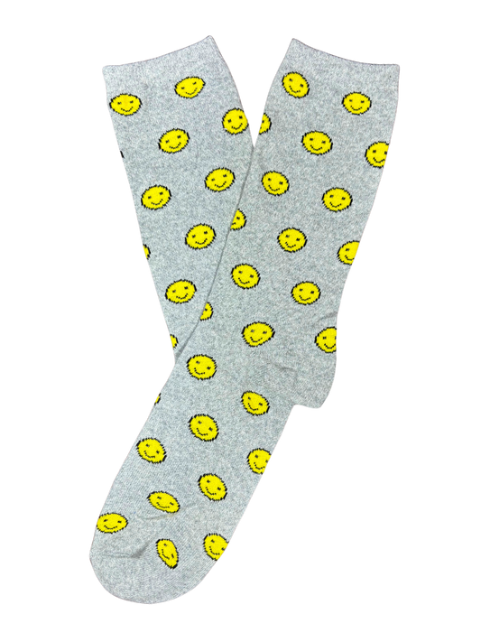 Calcetín Smile Gris