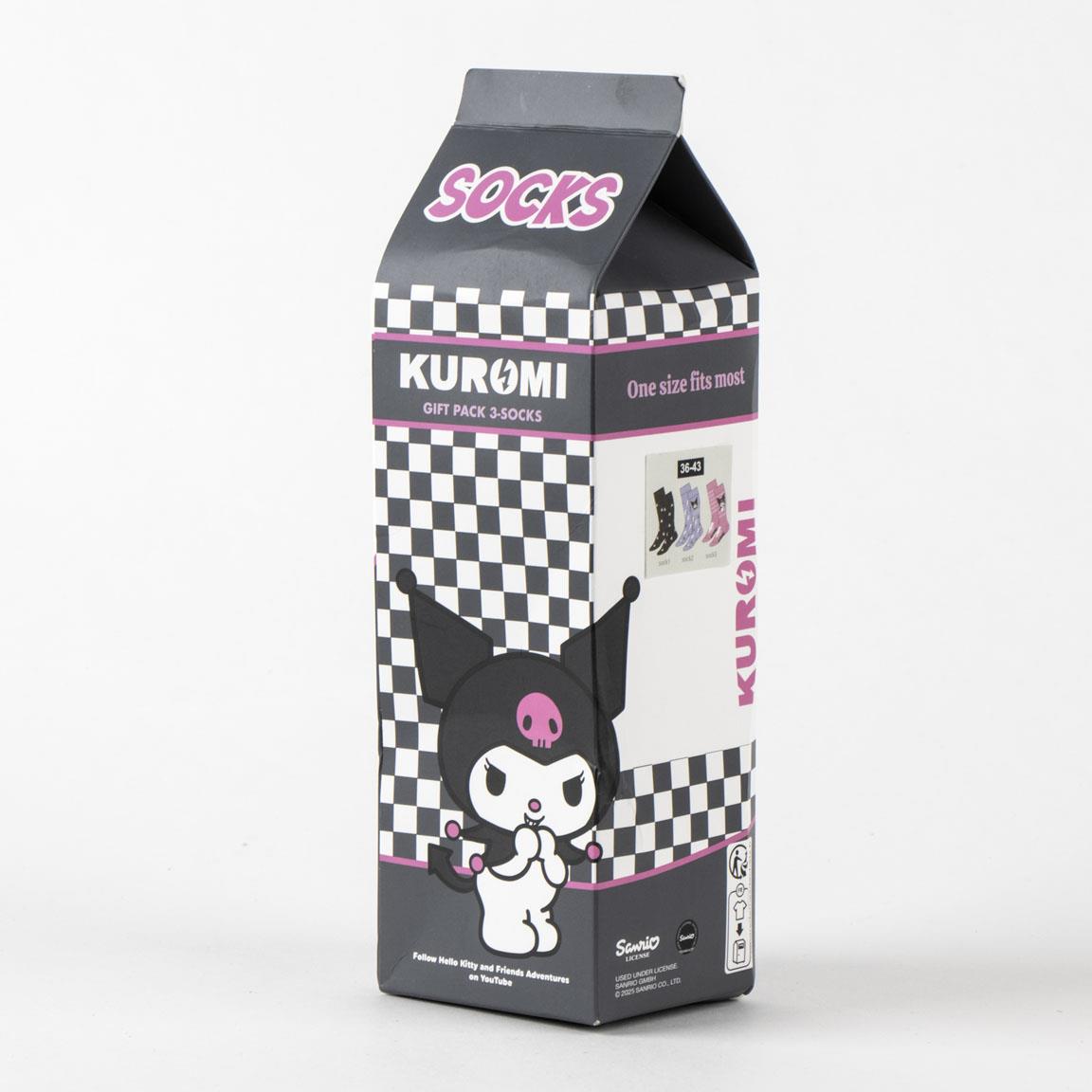 Pack 3 Calcetines Kuromi