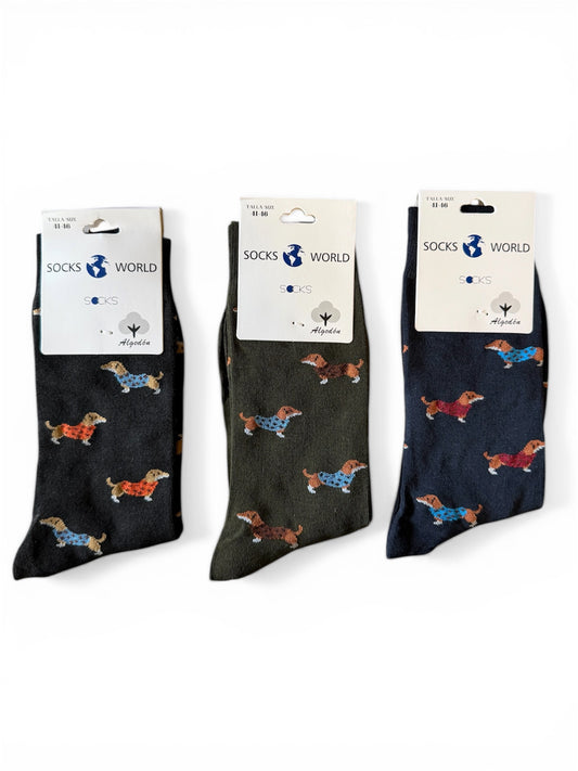 Pack 3 Calcetines Perritos
