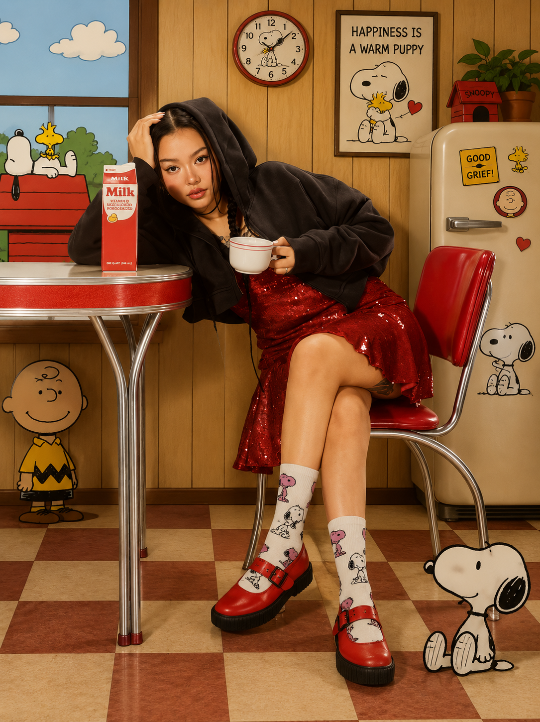 Calcetín Snoopy Urban