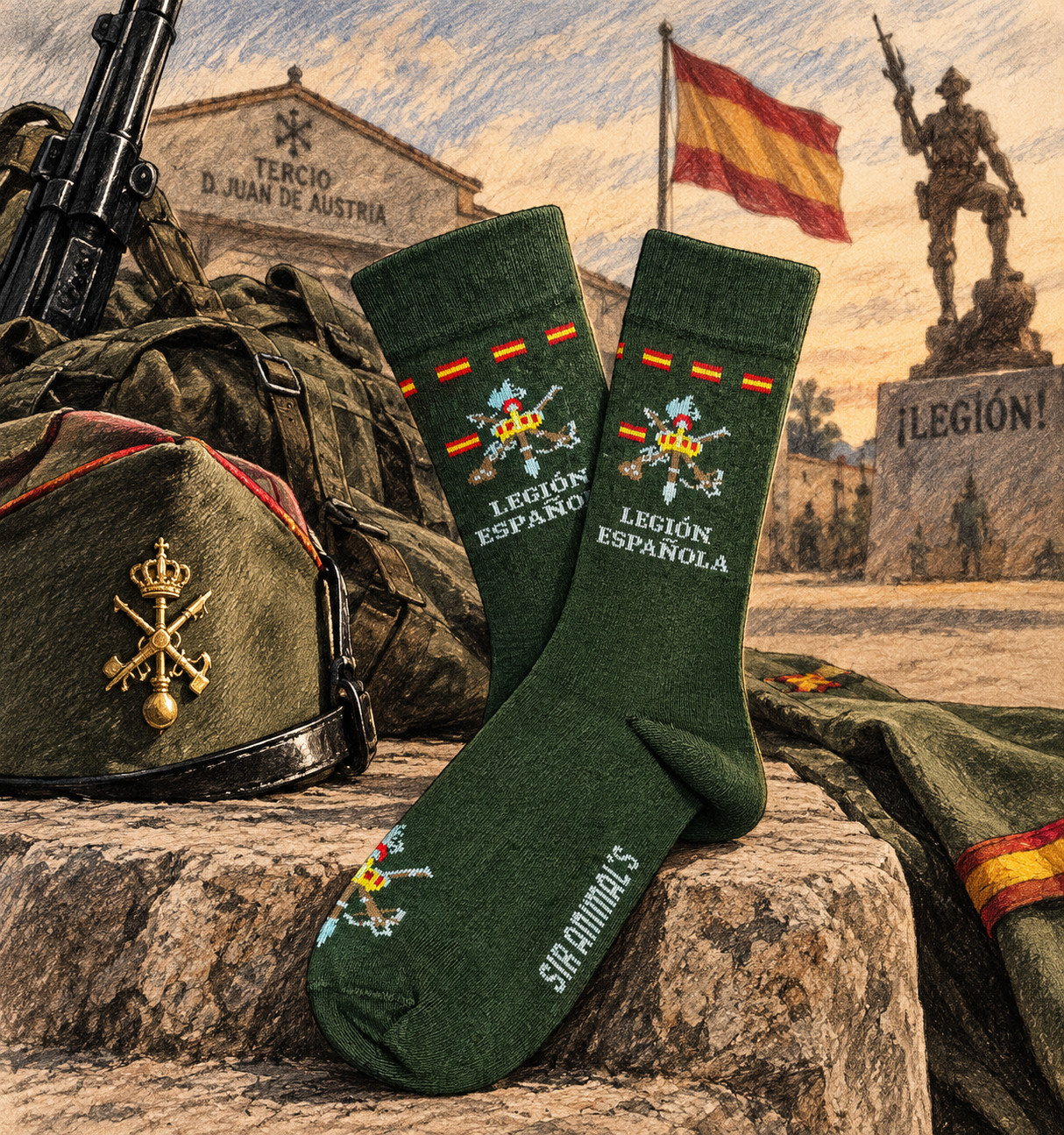 Calcetín Legión Española
