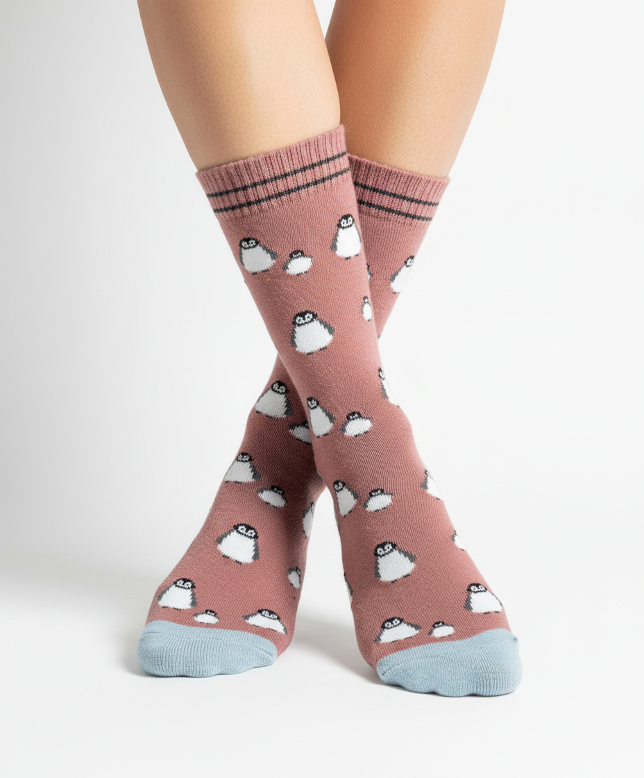 Calcetín Térmico Pingüinos