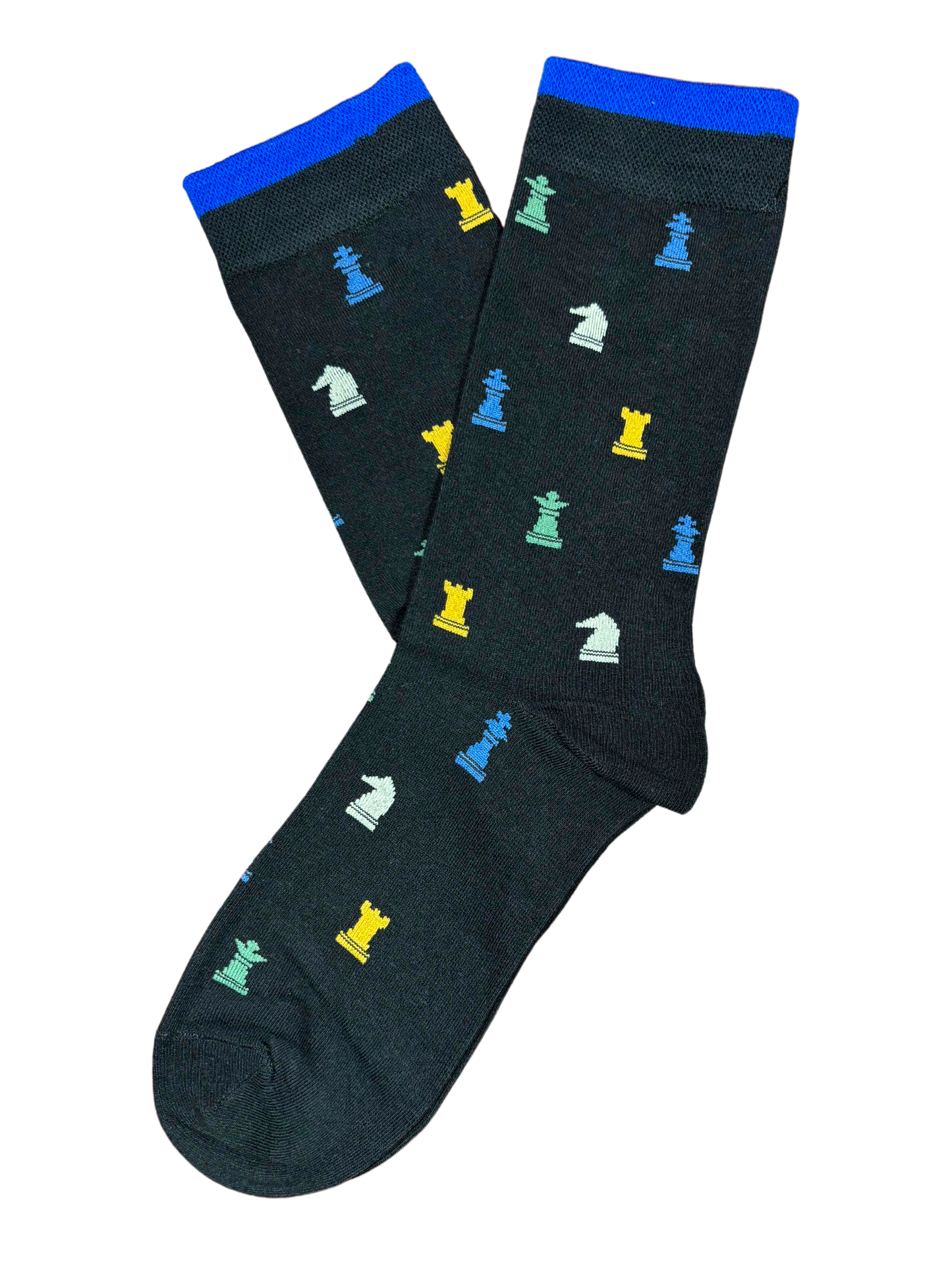 Calcetín Ajedrez Negro