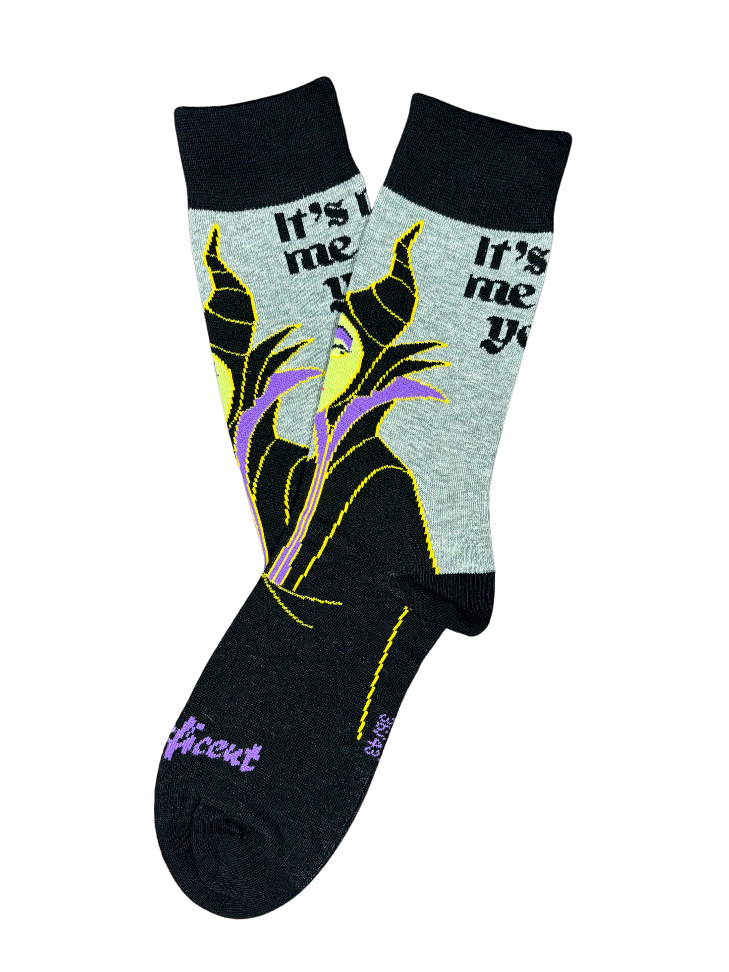 Calcetín Villanas Gris-Negro