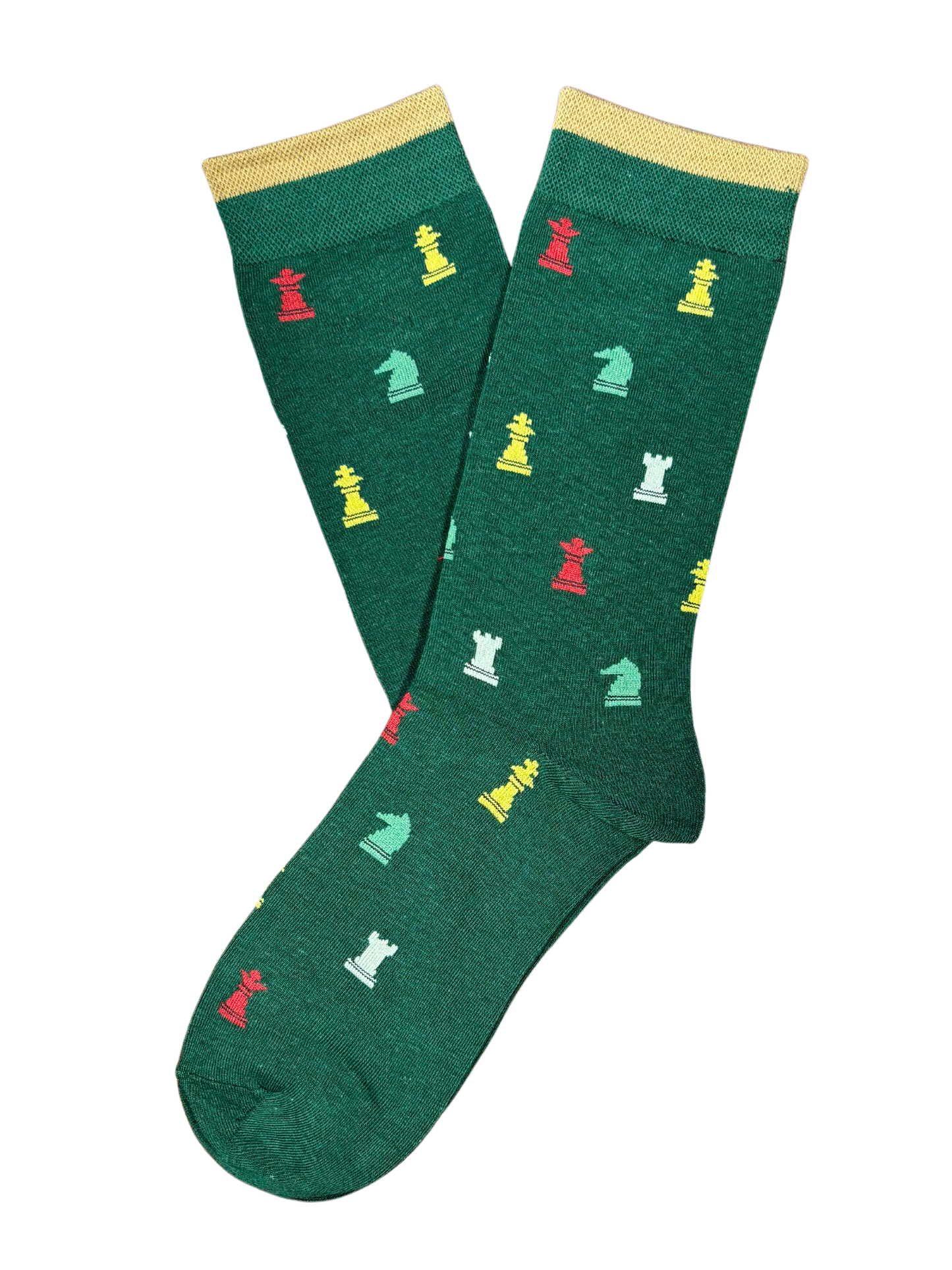 Calcetín Ajedrez Verde