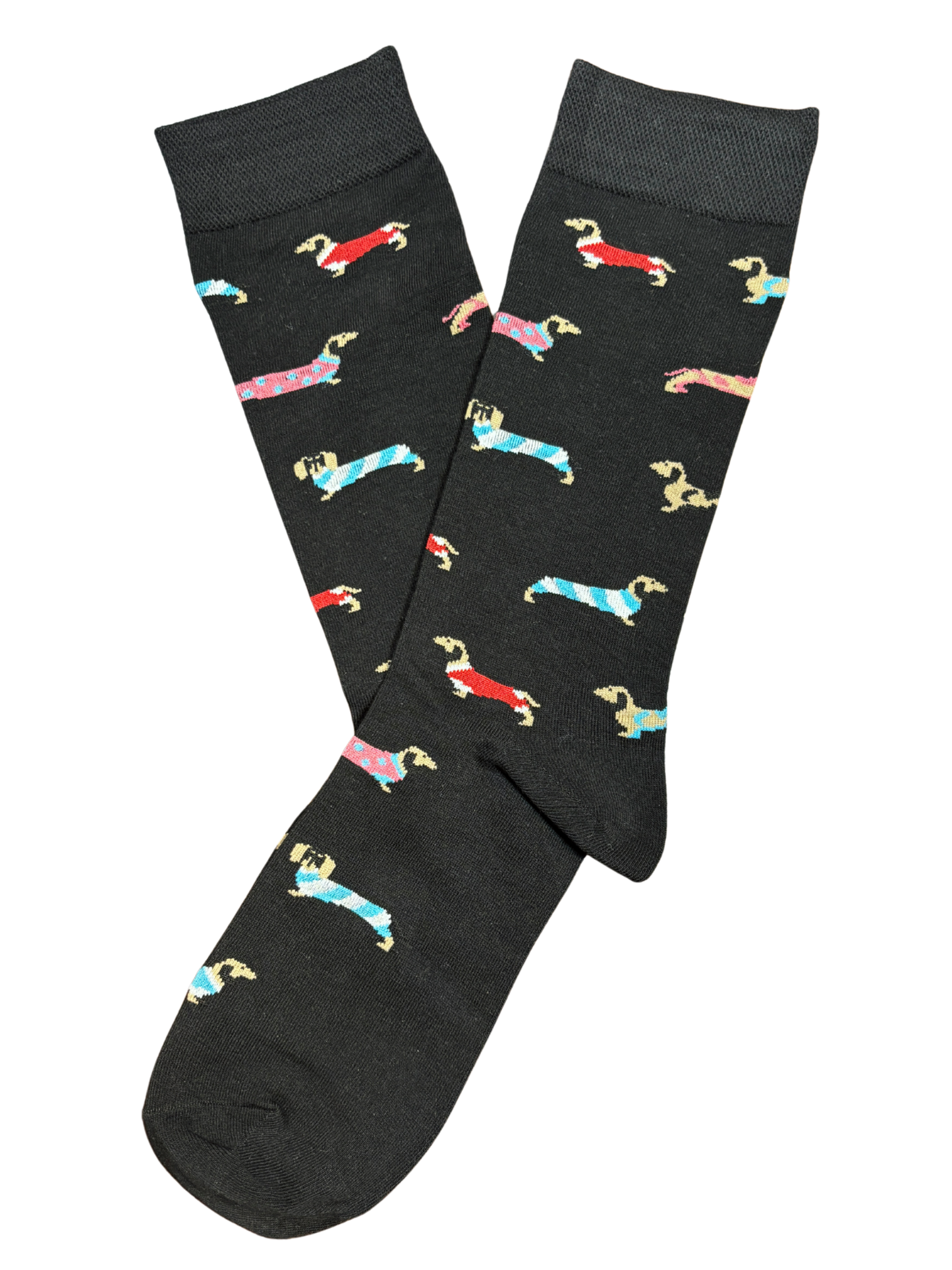 Calcetín Perrito Salchicha Negro