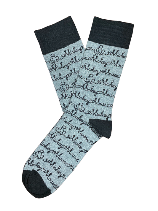 Calcetín Mickey Mouse Letras