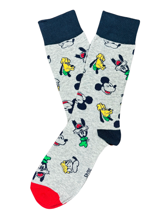 Calcetín Mickey Gris