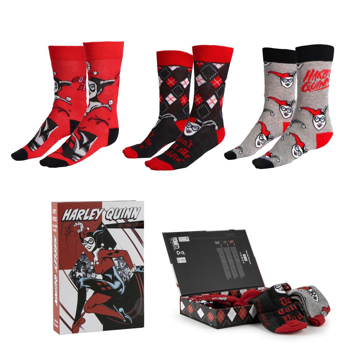 Pack 3 Calcetines Harley Quinn