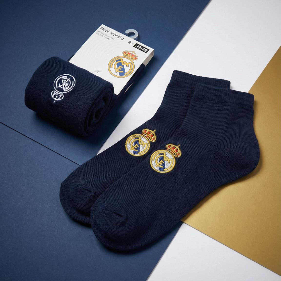Pack 2 Calcetines Cortos Real Madrid