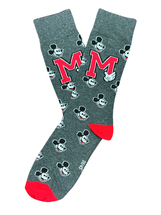 Calcetín Mickey Gris Marengo