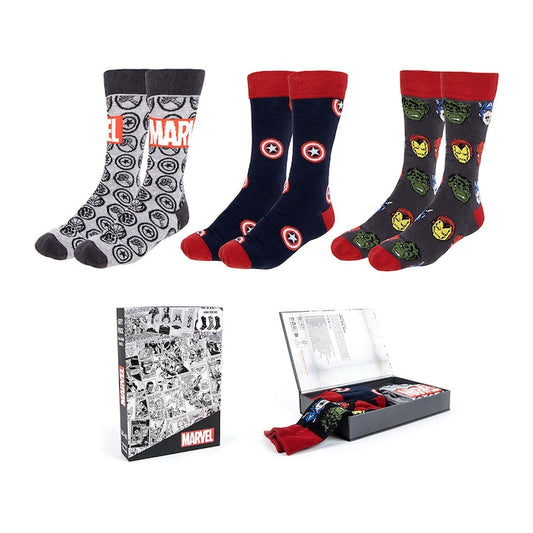 Pack 3 Calcetines Marvel