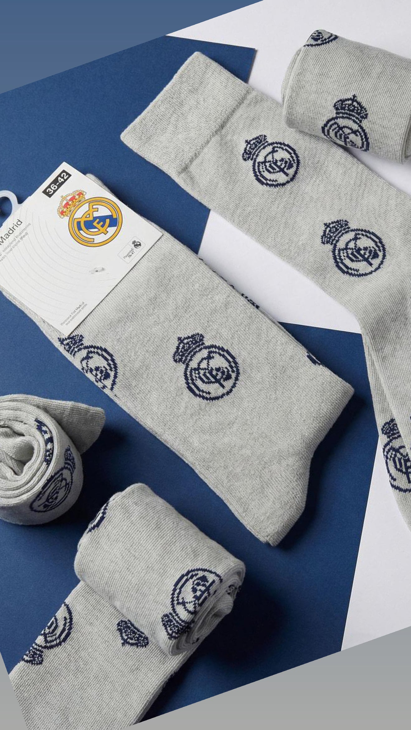 Calcetín Real Madrid Mini Escudo Niño