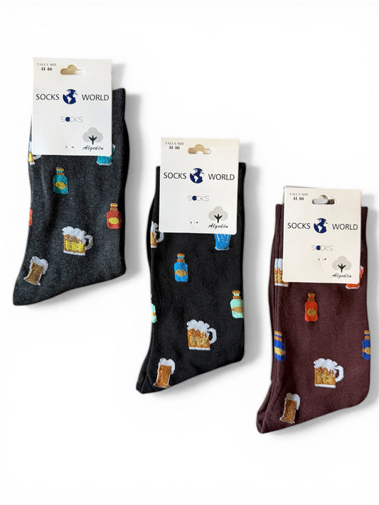 Pack 3 Calcetines Cervezas