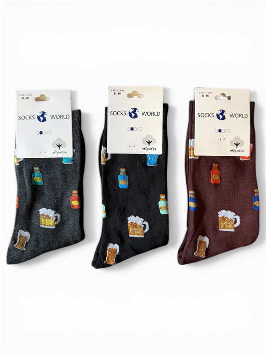 Pack 3 Calcetines Cervezas