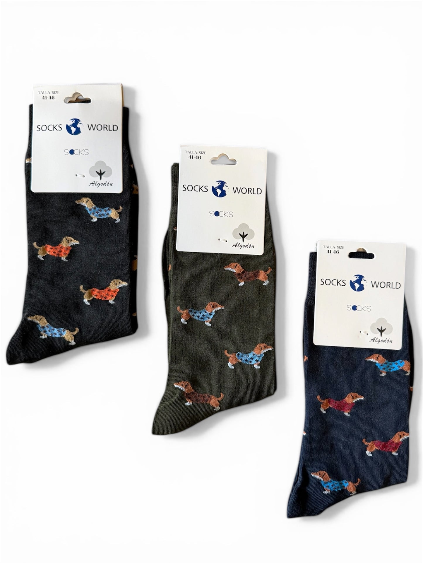 Pack 3 Calcetines Perritos
