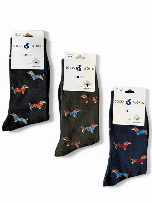 Pack 3 Calcetines Perritos