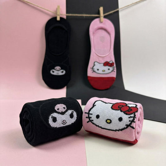 Pack 2 Calcetines Pinkis Hello Kitty