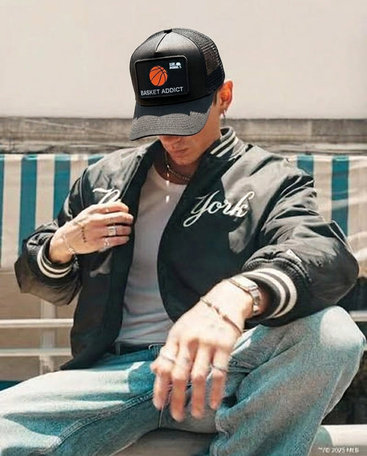 Gorra Basket Addict Negra