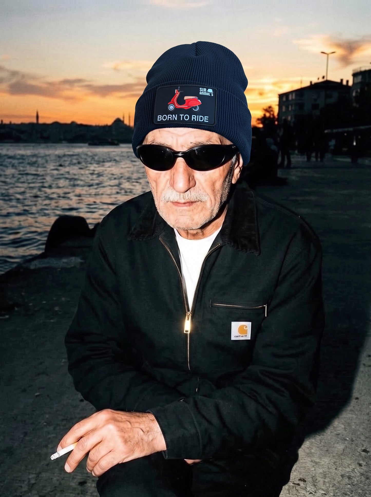Gorro Born To Ride Scooter