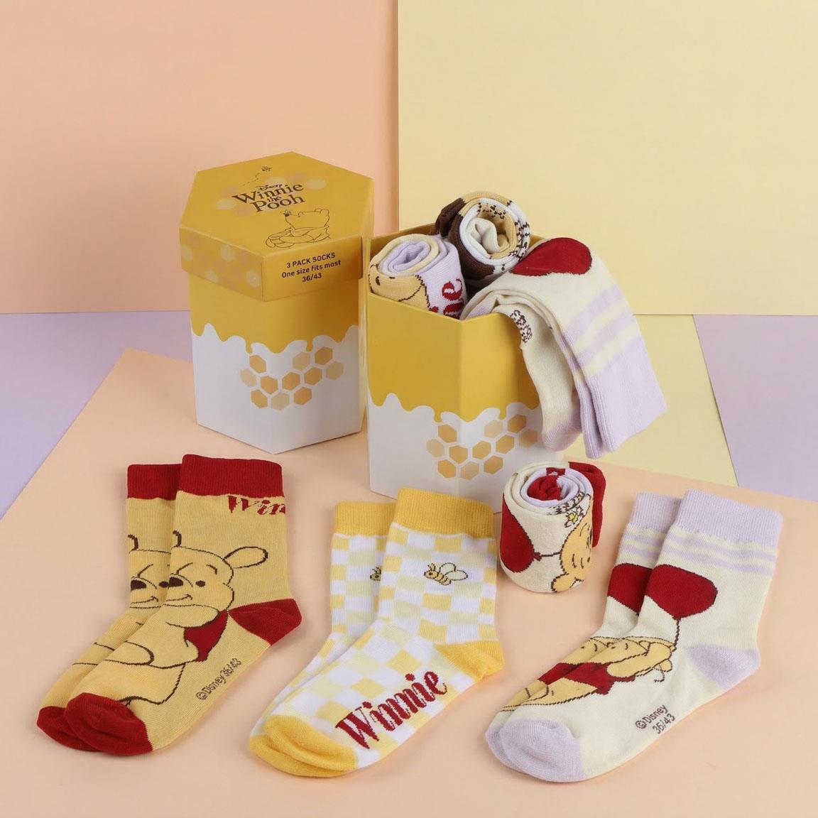Pack 3 Calcetines Winnie the Pooh