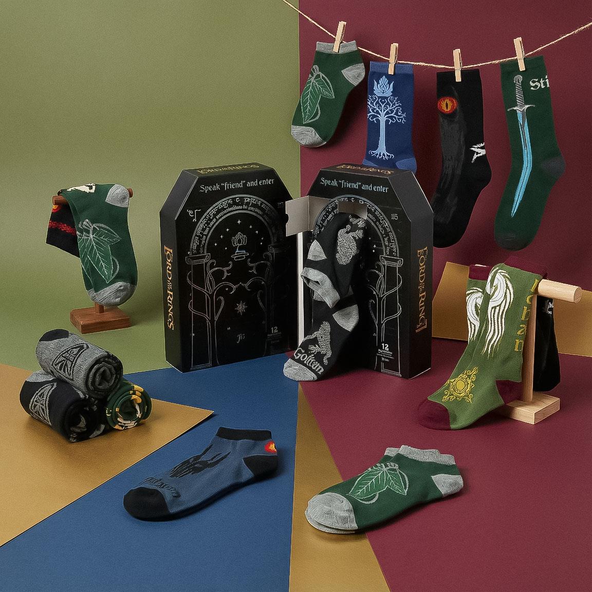 Pack 12 Calcetines Lord of the Rings