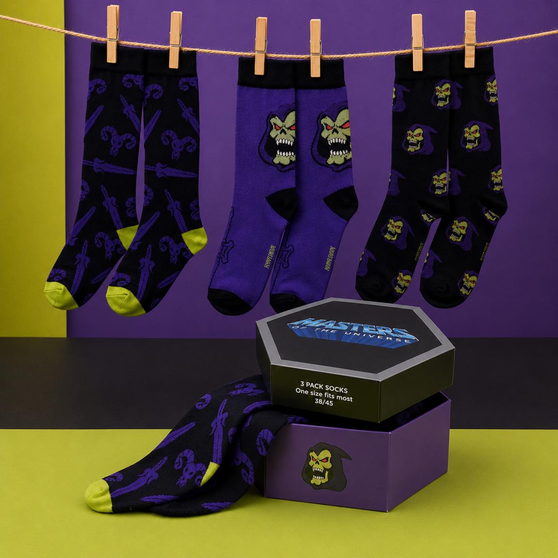 Pack 3 Calcetines Motu Master of the University