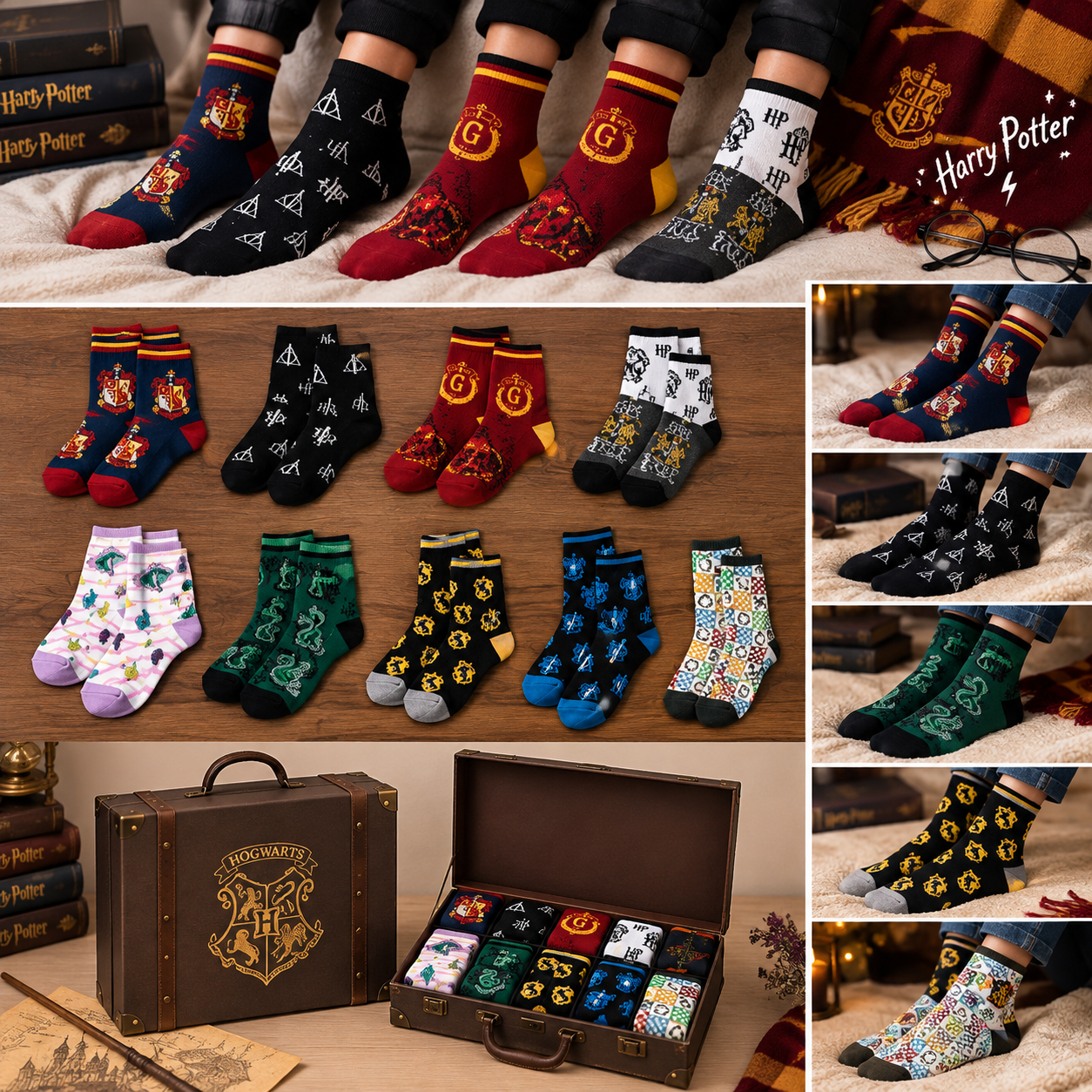 Pack 12 Calcetines Harry Potter