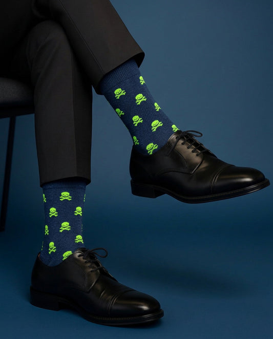 Calcetín Calaveras Fluor