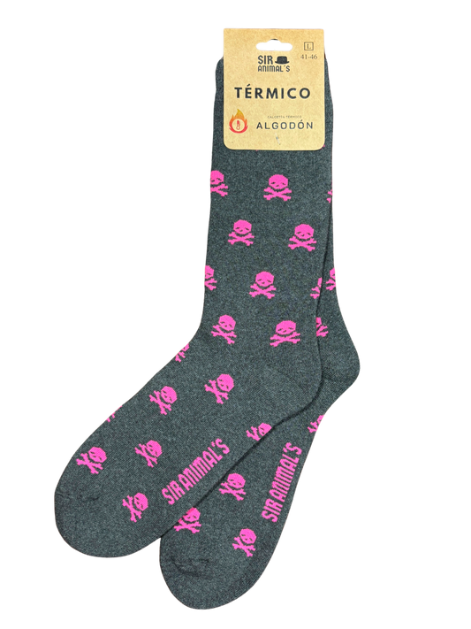 Calcetín Térmico Calaveras