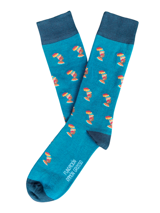 Calcetín SOLIDARIO Fundación Ramón Grosso